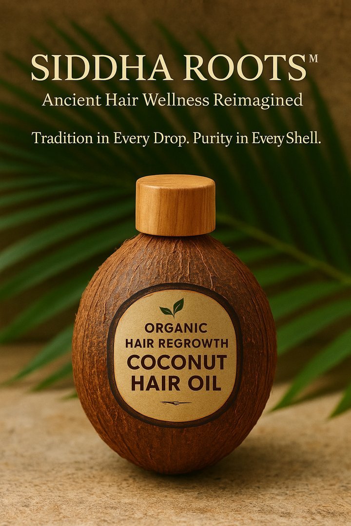 Coconut Shell Hair Regrowth Oil