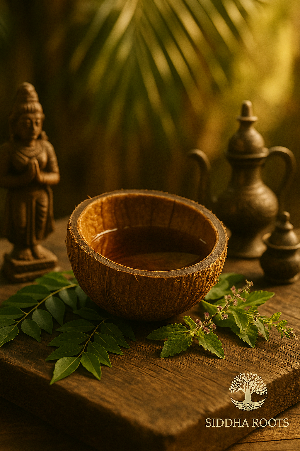 Coconut Shell Hair Regrowth Oil